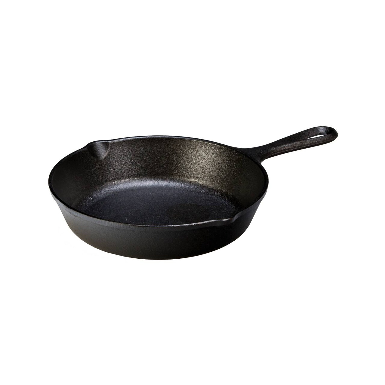 Lodge Seasoned Cast Iron Skillet, Classic USA Made Frying Pan with Handle, Black